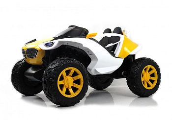 Детский электромобиль RiverToys K888AM (желтый)
