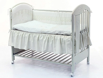 Простынь с воланом 120x60 Funnababy (Крем)