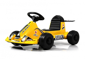 Детский электромобиль RiverToys K008PX (желтый)