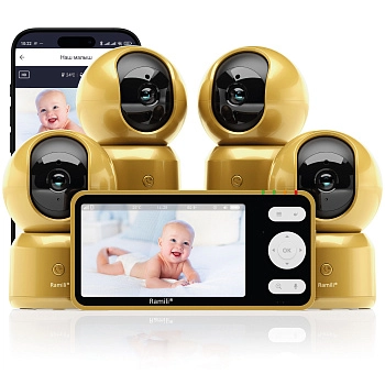 Видеоняня Ramili Baby RV1500GOLD (RV1500X4GOLD)