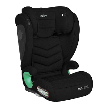 Автокресло Indigo DEFENDER I-SIZE ISOFIX, группа 2+3  (Черный)