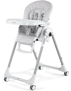 Стульчик для кормления Peg Perego Prima Pappa Follow Me (Linear Grey)