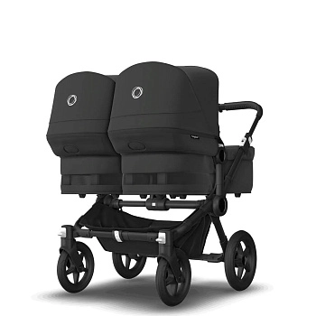 Коляска для двойни 2 в 1 Bugaboo Twin Donkey 5 (Black/Midnight Black/Midnight Black)