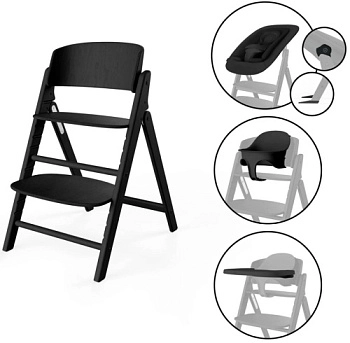 Стульчик для кормления Cybex Click & Fold 4 в 1 Set (Stunning Black)