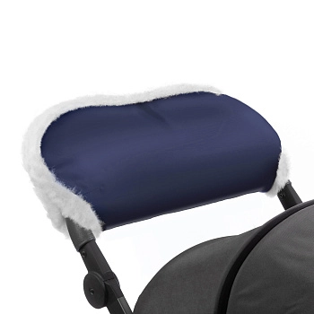 Муфта для рук на коляску Esspero Soft Fur (Navy)
