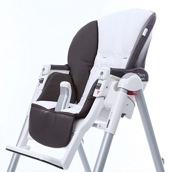 Сменный чехол сидения Esspero Sport к стульчику для кормления Peg-Perego Diner  (Brown/White)