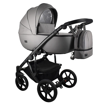 Коляска 2в1 BEXA AIR ECO (серая кожа)