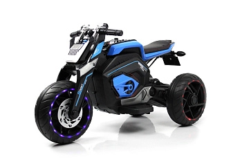 Детский трицикл RiverToys X222XX (синий)