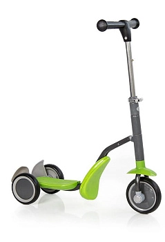 Детский трехколесный самокат VipLex ST-82013А (зеленый)