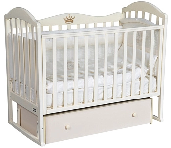 Детская кроватка Беллини Сильвия (слоновая кость)
