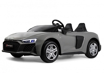 Детский электромобиль RiverToys AUDI R8 M333MM (серый)