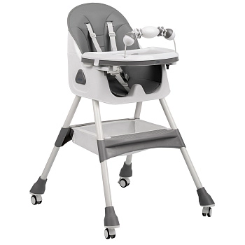 Стульчик для кормления Indigo Corn (темно-серый)