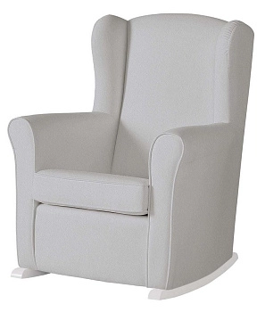 Кресло-качалка Micuna Wing/Nanny (White/Grey Leatherette)