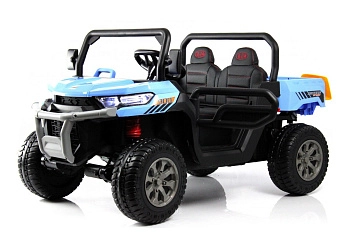 Детский электромобиль RiverToys H005HH (синий)