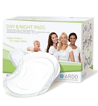 Одноразовые прокладки для бюстгальтера Ardo Day   Night Pads (60 шт./уп.)