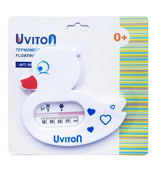 Термометр для воды Uviton (Уточка белый)