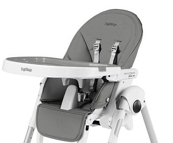 Сменный чехол Peg Perego для стульчика Siesta, Prima Pappa (Wonder Grey)