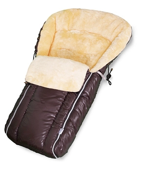 Конверт в коляску Esspero Lukas (натуральная 100% шерсть) (Chocolat)