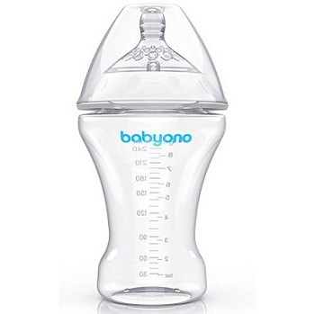 Бутылочка антиколиковая BabyOno NATURAL NURSING (260 мл)