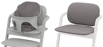 Набор мягких чехлов к стульчику Cybex Lemo Comfort Inlay (Suede Grey)