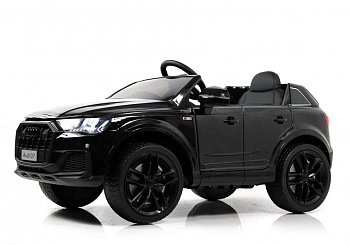 Детский электромобиль RiverToys AUDI Q7 HL678 (черный глянец)