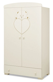 Шкаф двустворчатый Erbesi Cucciolo (Ivory (слоновая кость))