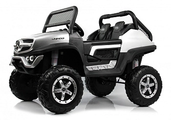 Детский электромобиль RiverToys Mercedes-Benz Unimog Concept P555BP (Серебристый глянец)