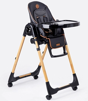 Стульчик для кормления Amarobaby Elegant (Черный)