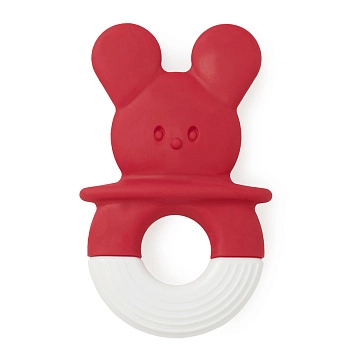 Силиконовый прорезыватель для зубов Bebe Due (Розовый)