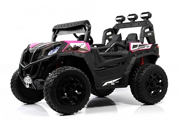 Детский электромобиль RiverToys C111CC (темно-розовый)