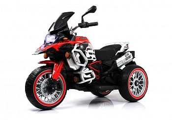 Детский электромотоцикл RiverToys М111БХ (красный)