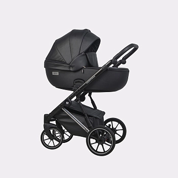 Коляска 2 в 1 RIKO BASIC MONTANA PREMIUM (Silver/22 Black (черный))