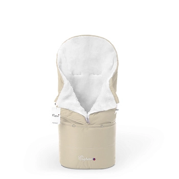 Конверт в коляску Esspero Transformer White (натуральная 100% шерсть) (Beige)