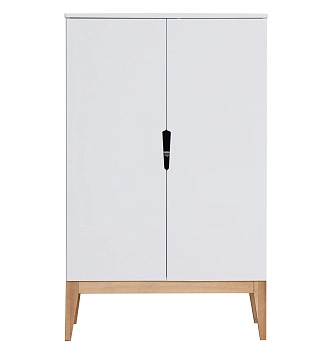 Шкаф Antemi Mia (белый/дерево)