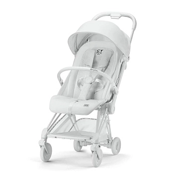 Прогулочная коляска Cybex Coya (FE Urban Mobility White с дождевиком и бампером)