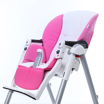 Сменный чехол сидения Esspero Sport к стульчику для кормления Peg-Perego Diner  (Pink/White)