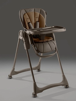Стульчик для кормления AmaroBaby Gourmet (Коричневый)