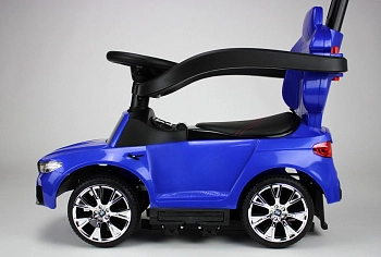 Детский толокар RiverToys BMW M5 A999MP-M с родительской ручкой (синий)