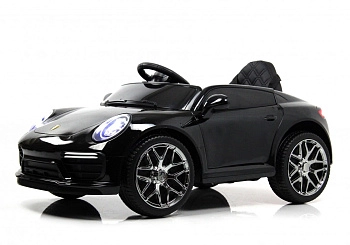 Детский электромобиль RiverToys F333FF (черный глянец)