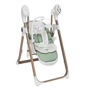 Стульчик-электрокачели Sweet Baby Fiesta (Gold Green)