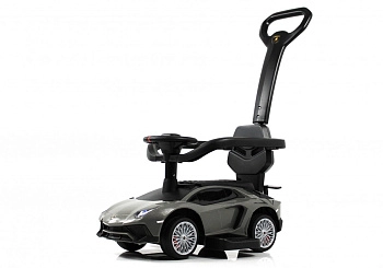 Детский толокар RiverToys M555MM-H (серый)