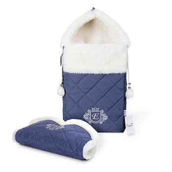 Зимний конверт и муфта Esspero Elvis (100% шерсть) (Sky)