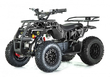 Детский электроквадроцикл RiverToys TIKI LUX (черный спайдер)