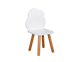 Стул ANTEMI облако (Белый/Дерево)