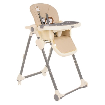 Стульчик для кормления Pituso Mimi (BEIGE/Бежевый, ECO-кожа)