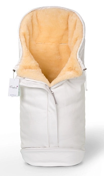 Конверт в коляску Esspero Sleeping Bag Lux (натуральная 100% шерсть) (White)