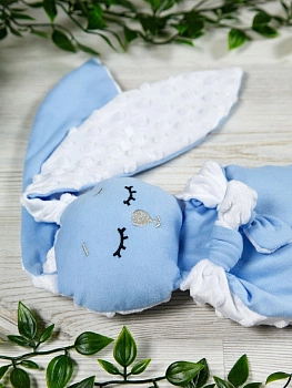 Подушка комфортер - грелка AmaroBaby Cherry Love (Голубой)