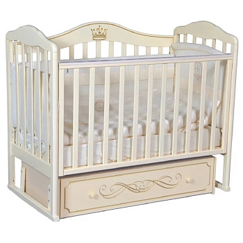 Детская кроватка АНТЕЛ Alita 77 УМ (Слоновая кость)