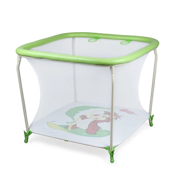 Манеж детский Globex Квадрат NEW (зеленый арт.110305)