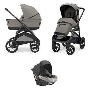 Коляска 3 в 1 Inglesina Aptica XT (DRW I-Size) с подставкой под люльку Stand Up (Tundra Beige 2025)